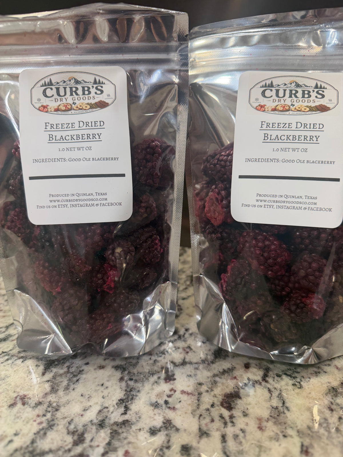 Freeze Dried Black Berry