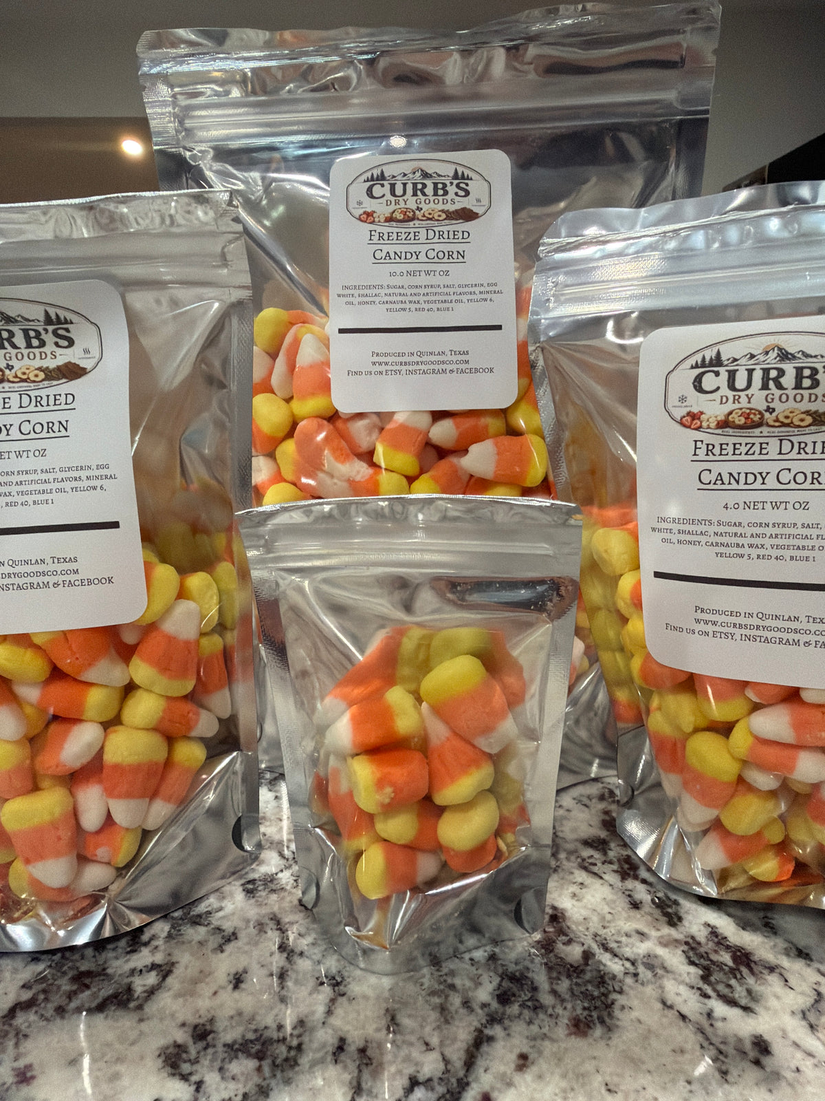 Freeze Dried Candy Corn