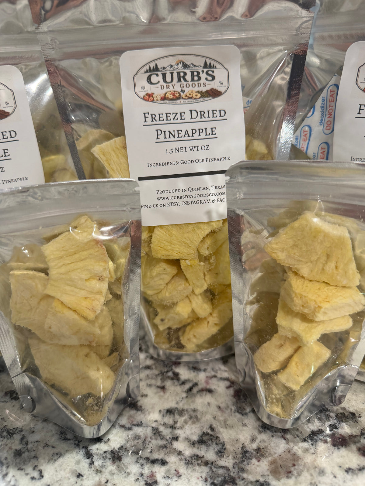 Freeze Dried Pineapple