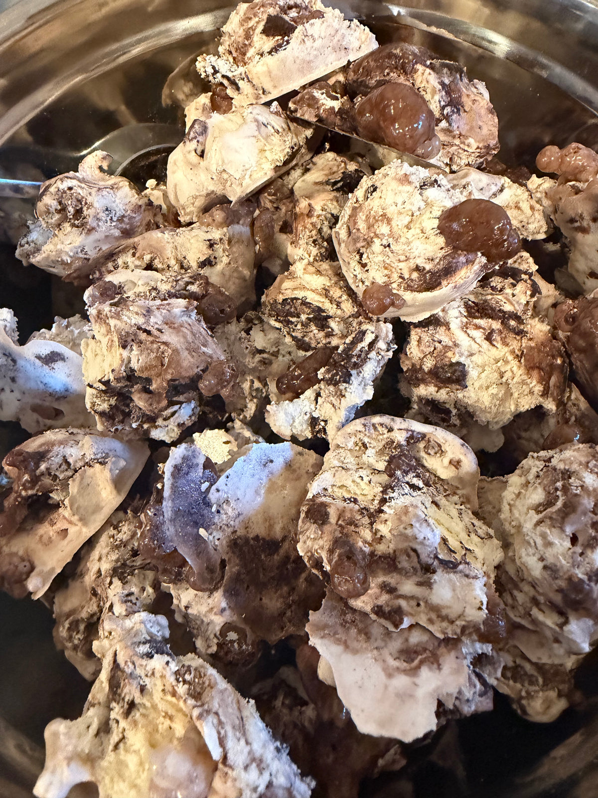Freeze dried Chocolate Lava Cake Icecream