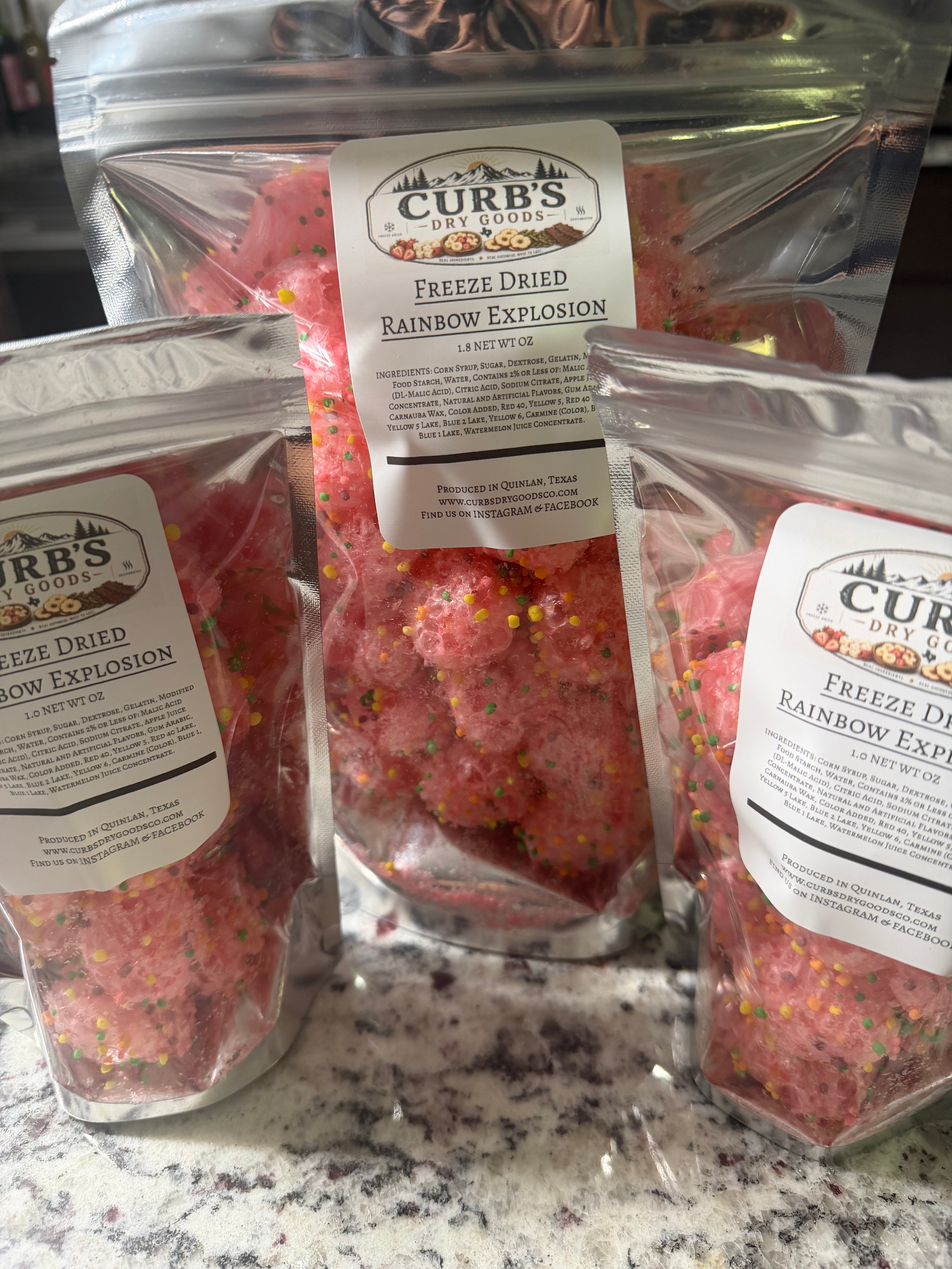 Freeze Dried Rainbow Explosion