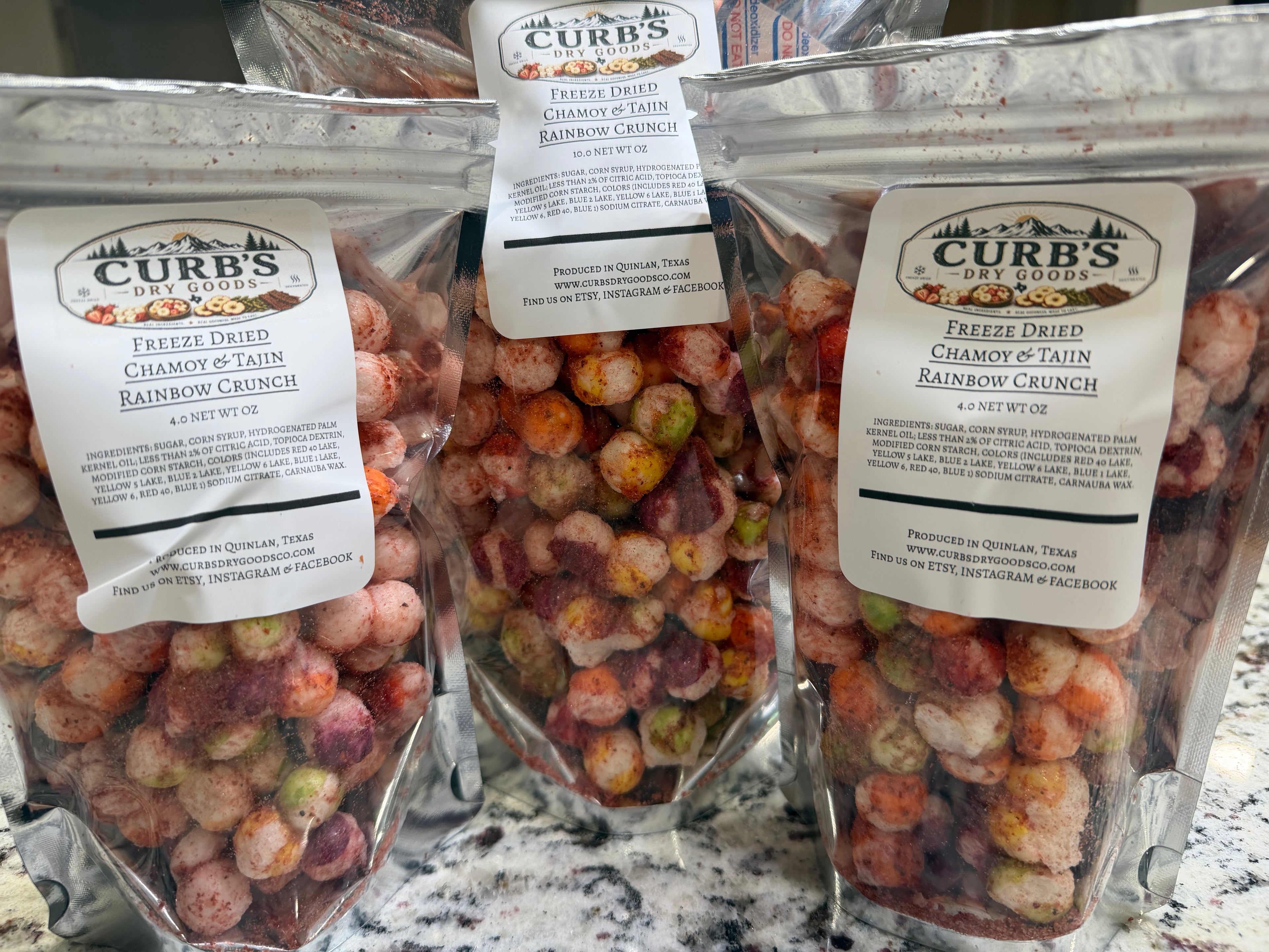 Freeze Dried Chamoy & Tajin Rainbow Crunch